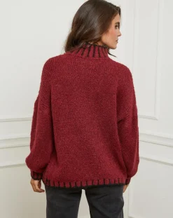 L'Armoire de Suzette Pulls|Pull Lou bordeaux