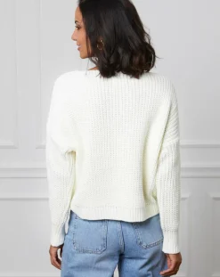 L'Armoire de Suzette Pulls|Pull Louise écru