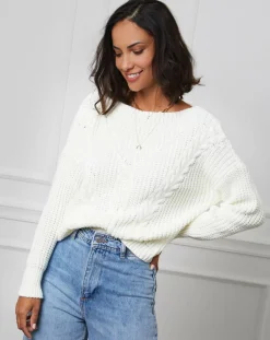 L'Armoire de Suzette Pulls|Pull Louise écru