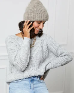 L'Armoire de Suzette Pulls|Pull Louise gris