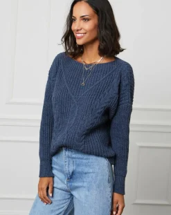 L'Armoire de Suzette Pulls|Pull Louise indigo