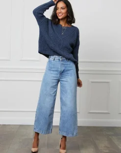 L'Armoire de Suzette Pulls|Pull Louise indigo
