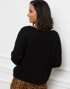 L'Armoire de Suzette Pulls|Pull Louise noir
