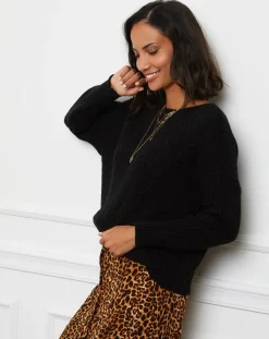 L'Armoire de Suzette Pulls|Pull Louise noir