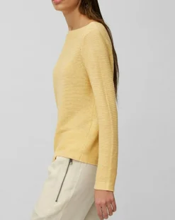 Marc O'Polo Pulls|Pull maille 100% Lin jaune