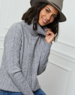 Soft Cashmere Pulls|Pull Margaux gris