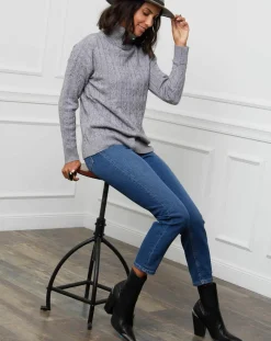 Soft Cashmere Pulls|Pull Margaux gris