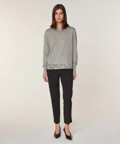 Rodier Pulls|Pull Marie Lou 100% Laine gris foncé