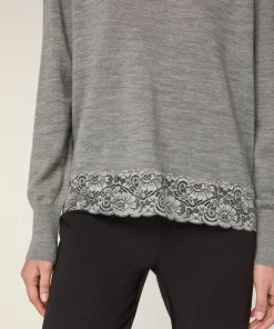 Rodier Pulls|Pull Marie Lou 100% Laine gris foncé