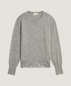 Rodier Pulls|Pull Marie Lou 100% Laine gris foncé