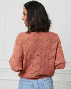 L'Armoire de Suzette Pulls|Pull Marie saumon