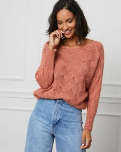 L'Armoire de Suzette Pulls|Pull Marie saumon