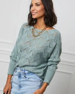 L'Armoire de Suzette Pulls|Pull Marie vert