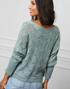 L'Armoire de Suzette Pulls|Pull Marie vert