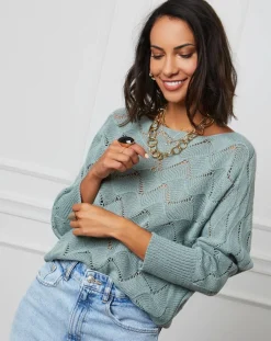 L'Armoire de Suzette Pulls|Pull Marie vert