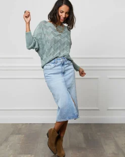 L'Armoire de Suzette Pulls|Pull Marie vert