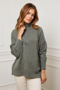 Fleur de cachemire Pulls|Pull Marny Kaki