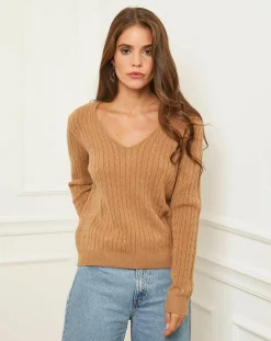 Soft Cashmere Pulls|Pull Marta camel