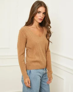 Soft Cashmere Pulls|Pull Marta camel