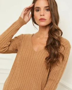 Soft Cashmere Pulls|Pull Marta camel