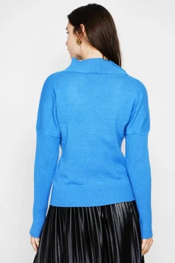 Cachemire & Jo Pulls|Pull Mathilde azur