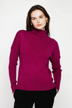 Cachemire & Jo Pulls|Pull Mathilde cerise