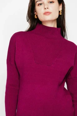 Cachemire & Jo Pulls|Pull Mathilde cerise