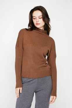 Cachemire & Jo Pulls|Pull Mathilde marron