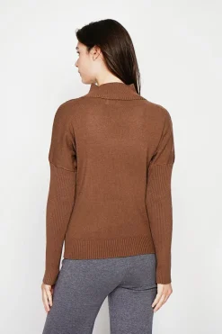 Cachemire & Jo Pulls|Pull Mathilde marron