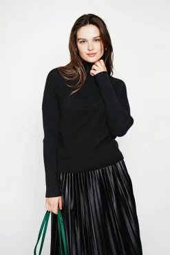 Cachemire & Jo Pulls|Pull Mathilde noir
