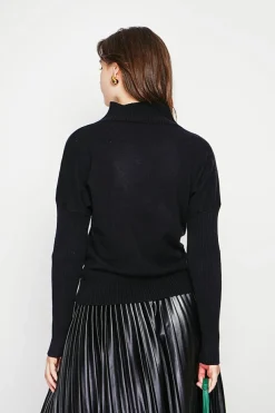 Cachemire & Jo Pulls|Pull Mathilde noir