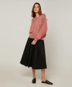 Rodier Pulls|Pull Maximilienne en Laine mélangée bois de rose