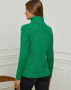Soft Cashmere Pulls|Pull Mila vert