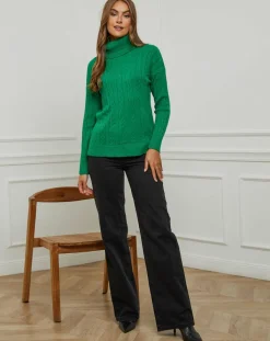 Soft Cashmere Pulls|Pull Mila vert