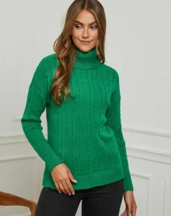 Soft Cashmere Pulls|Pull Mila vert
