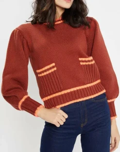 Manoush Pulls|Pull Mouline chocolat