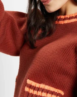 Manoush Pulls|Pull Mouline chocolat