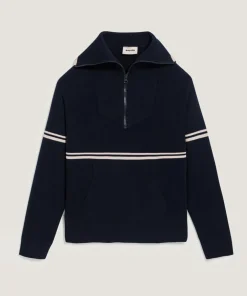 Rodier Pulls|Pull Paola col marin bleu nuit