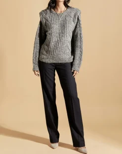 Belair Pulls|Pull Pauline gris