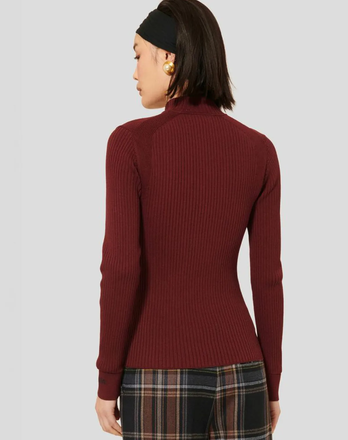 Tara Jarmon Pulls|Pull Prudie bordeaux