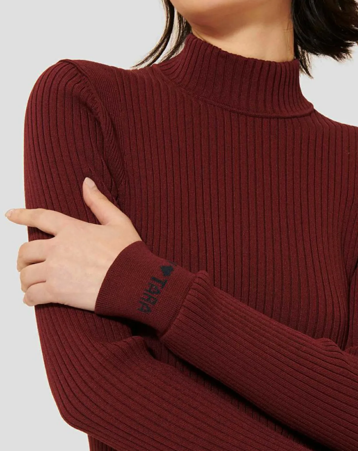 Tara Jarmon Pulls|Pull Prudie bordeaux