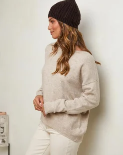 Soft Cashmere Pulls|Pull Rose beige