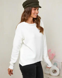 Soft Cashmere Pulls|Pull Rose écru