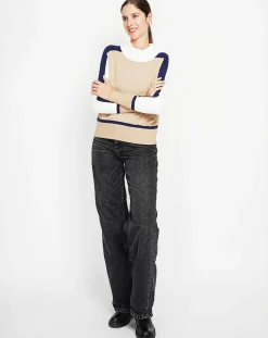 Assuili Pulls|Pull Salome nougat