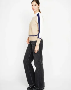 Assuili Pulls|Pull Salome nougat