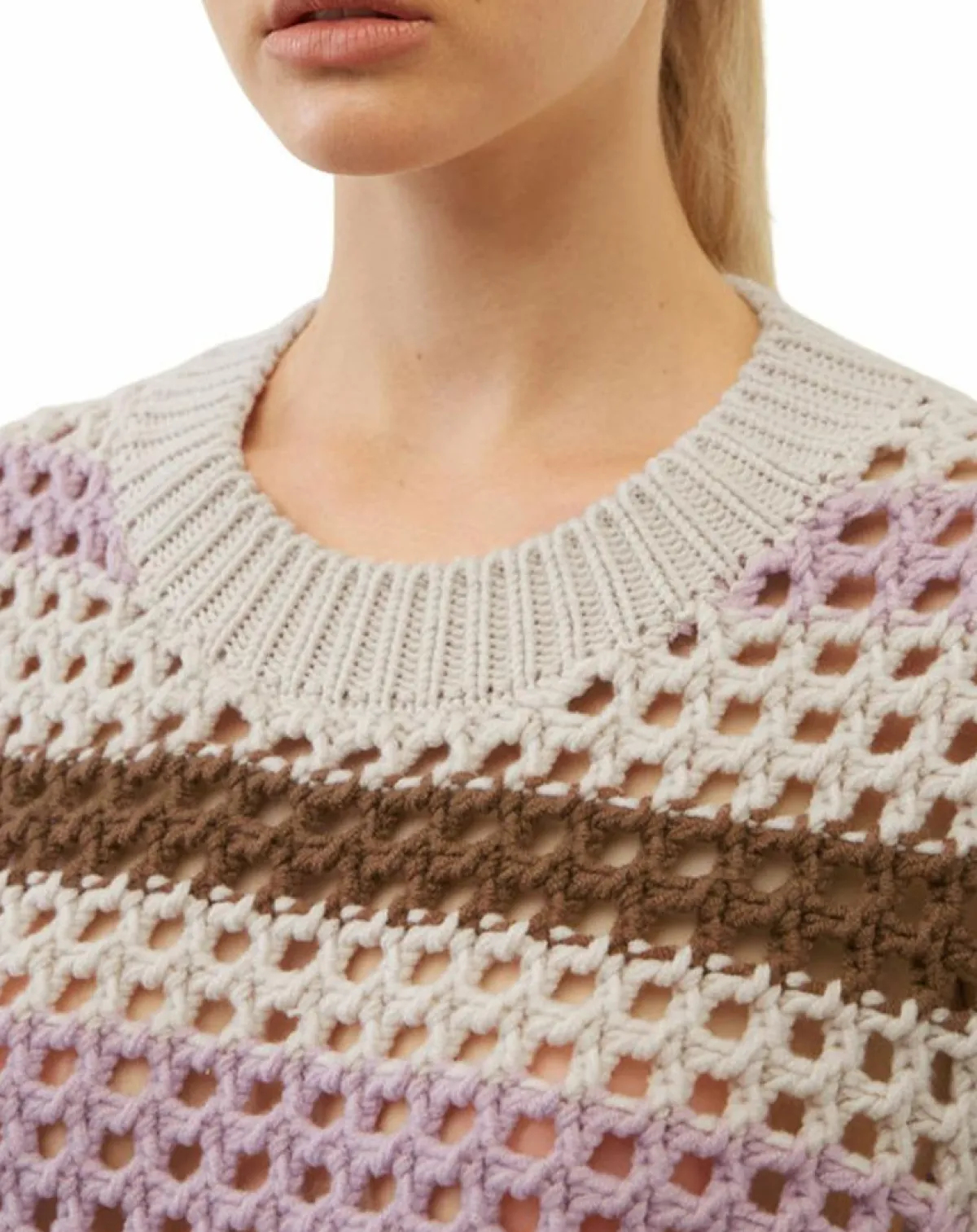 Marc O'Polo Pulls|Pull sans manches 100% Laine Tricot multicolore
