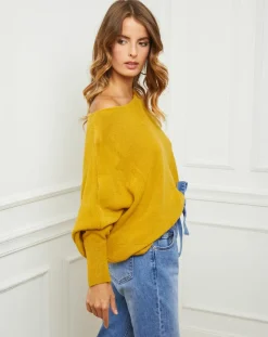 Fleur de cachemire Pulls|Pull Sarah moutarde