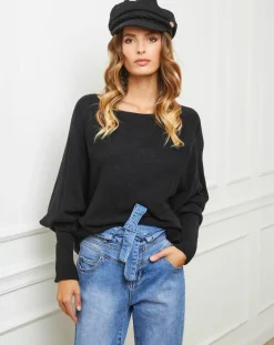 Fleur de cachemire Pulls|Pull Sarah noir
