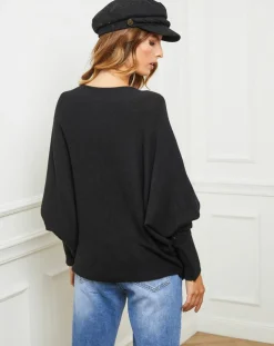 Fleur de cachemire Pulls|Pull Sarah noir