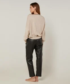 Rodier Pulls|Pull Sibylle en Laine mélangée beige